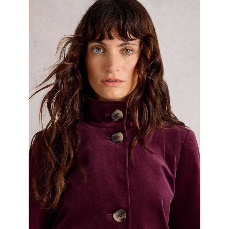 White Stuff Karla Velvet Coat image number 7